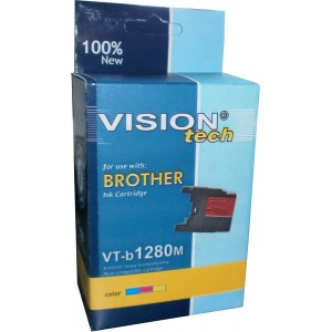 Kompatibil Brother LC-1280M magenta Vision