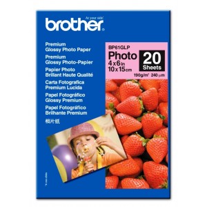 Papier Brother 10x15 Glossy 190 g/m2, 20 ks